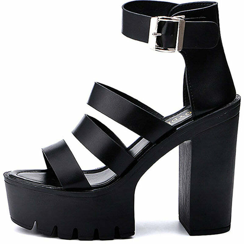 Y2K Fashion Gigi Strap Heels - Trendy 2000s Style Footwear