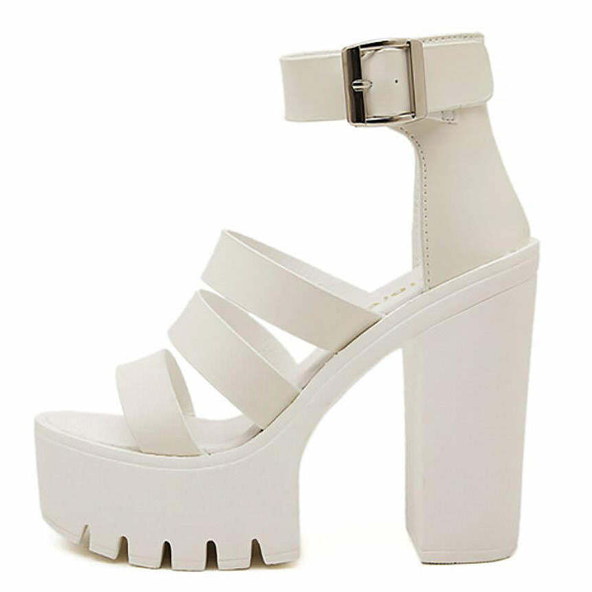 Y2K Fashion Gigi Strap Heels - Trendy 2000s Style Footwear