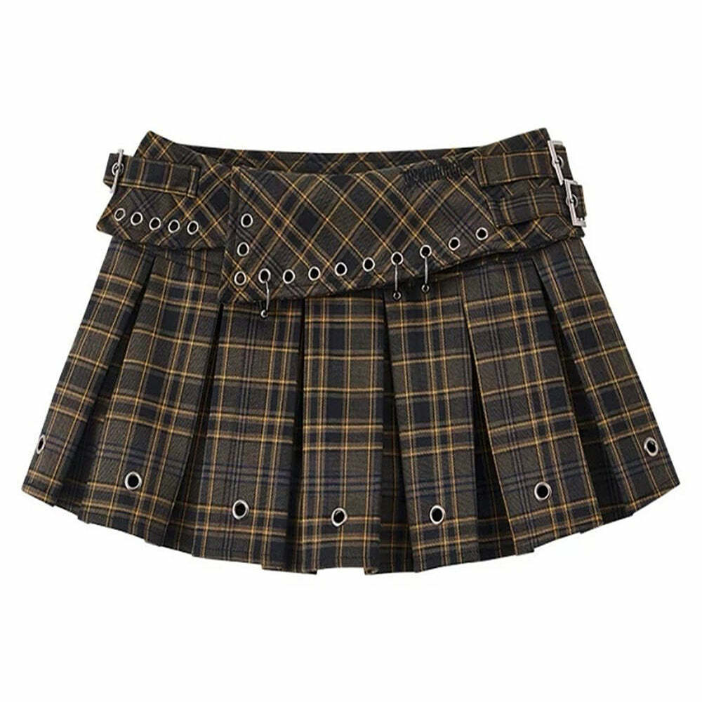 Y2K Fashion High School Crush Mini Skirt - Trendy 2000s Style Outfit