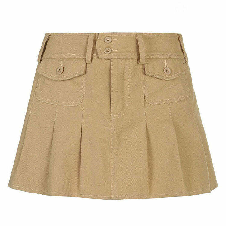 Y2K Fashion Holy Danger Zone Mini Skirt - Trendy 2000s Style Essential