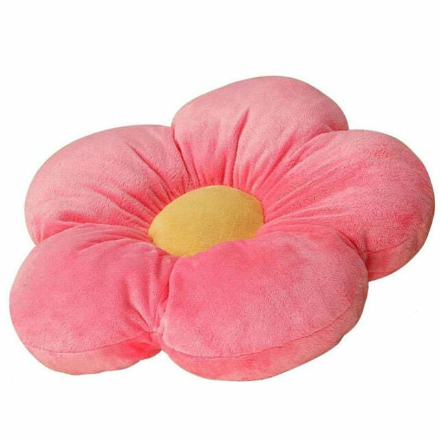 Y2K Fashion Indie Aesthetic Flower Pillows for Trendy Home Decor