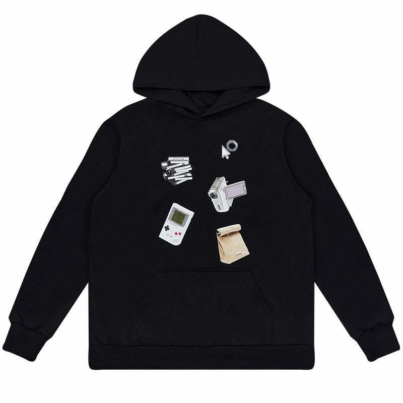 Y2K Fashion Inspired Hoodie - 2000s Aesthetic Streetwear Style