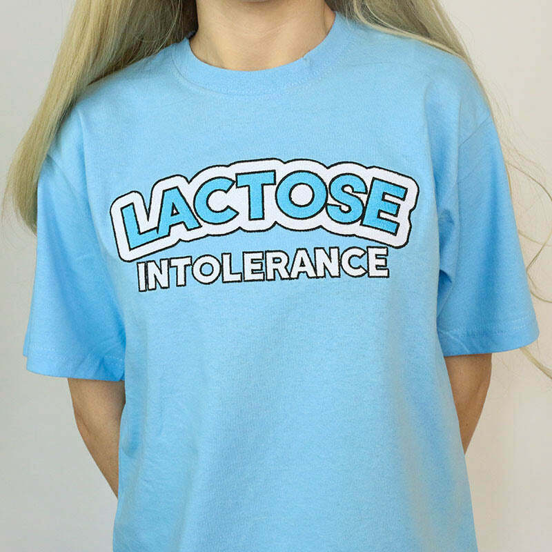 Y2K Fashion Lactose Intolerance Tee - 2000s Style Graphic Top