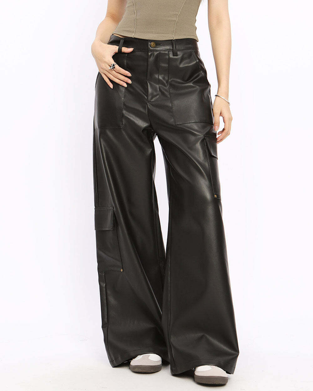 Y2K Fashion Leather Trousers: Iconic 2000s Style for Trendy Looks