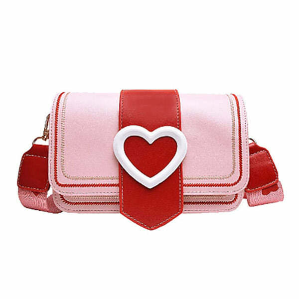 Y2K Fashion Love Letter Mini Handbag - Trendy 2000s Style Accessory