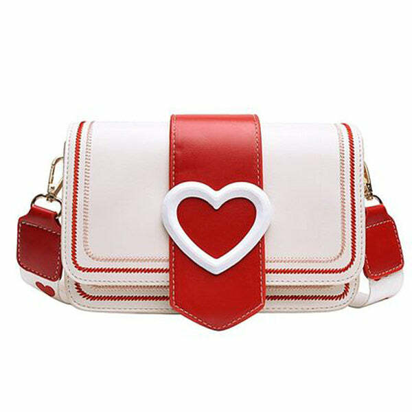 Y2K Fashion Love Letter Mini Handbag - Trendy 2000s Style Accessory