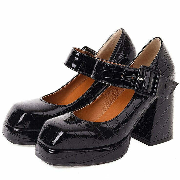 Y2K Fashion Mary Jane Heels: Iconic 2000s Style Footwear for Trendsetters