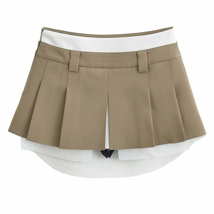 Y2K Fashion Mini Pleated Skirt - Trendy 2000s Style for Modern Looks