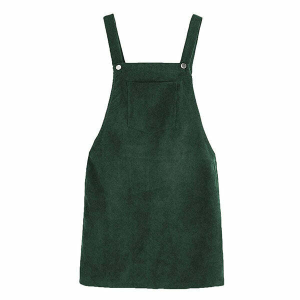 Y2K Fashion Mood Dungaree Dress - Trendy 2000s Style Outfit