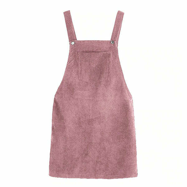 Y2K Fashion Mood Dungaree Dress - Trendy 2000s Style Outfit