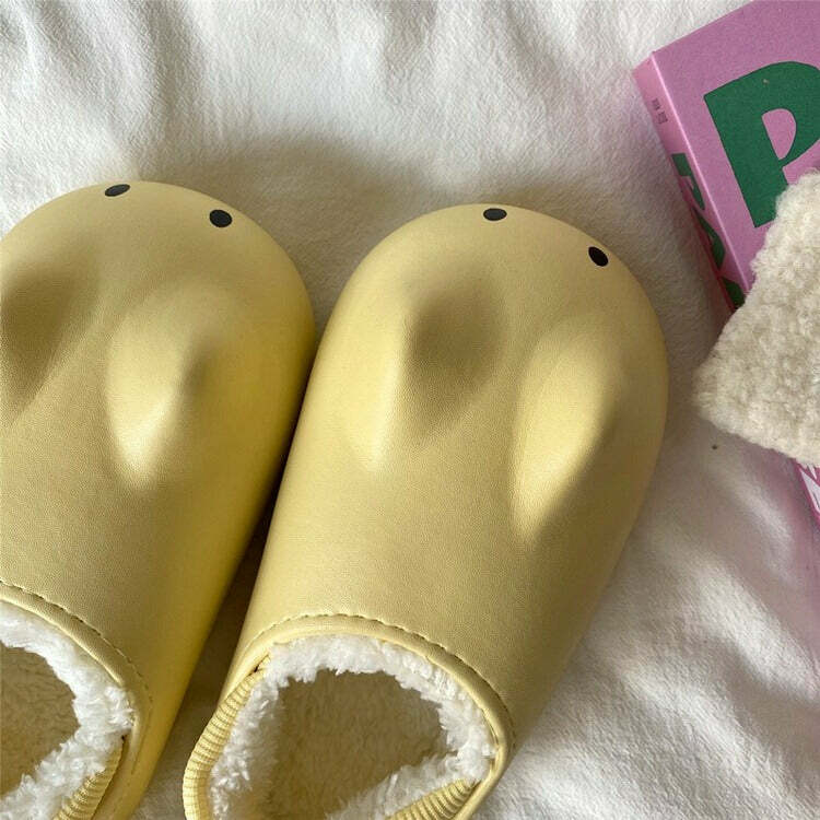 Y2K Fashion Mouse Chunky Aesthetic Slippers for Trendy Outfits