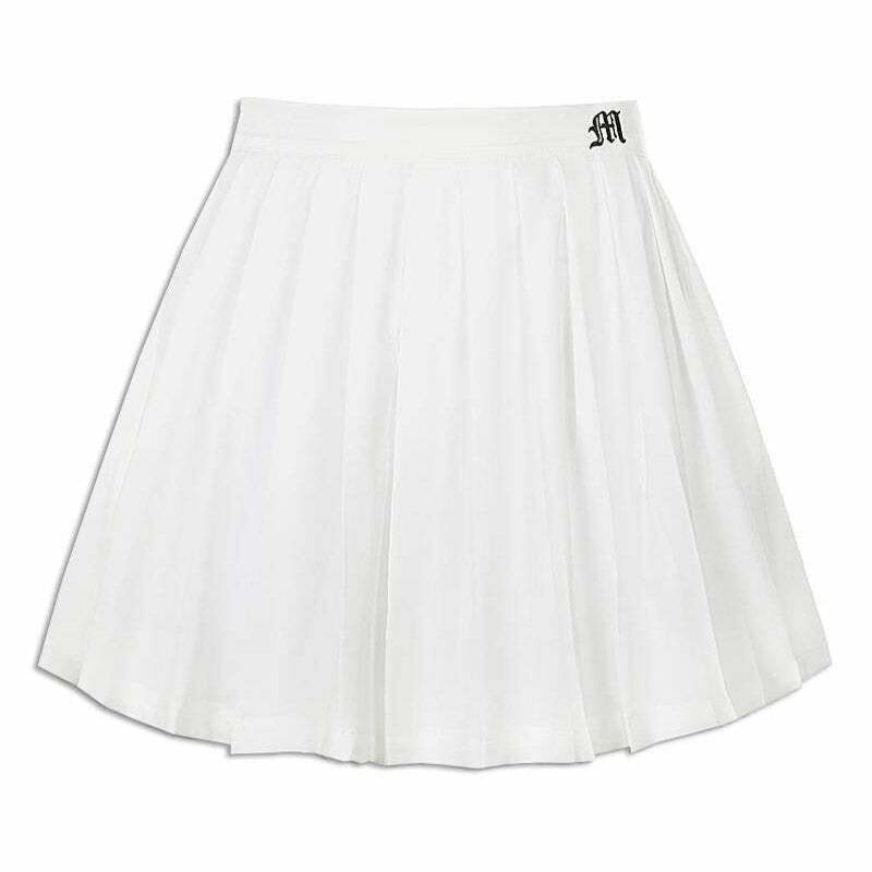 Y2K Fashion Naughty List Pleated Skirt - 2000s Style Aesthetic Outfit