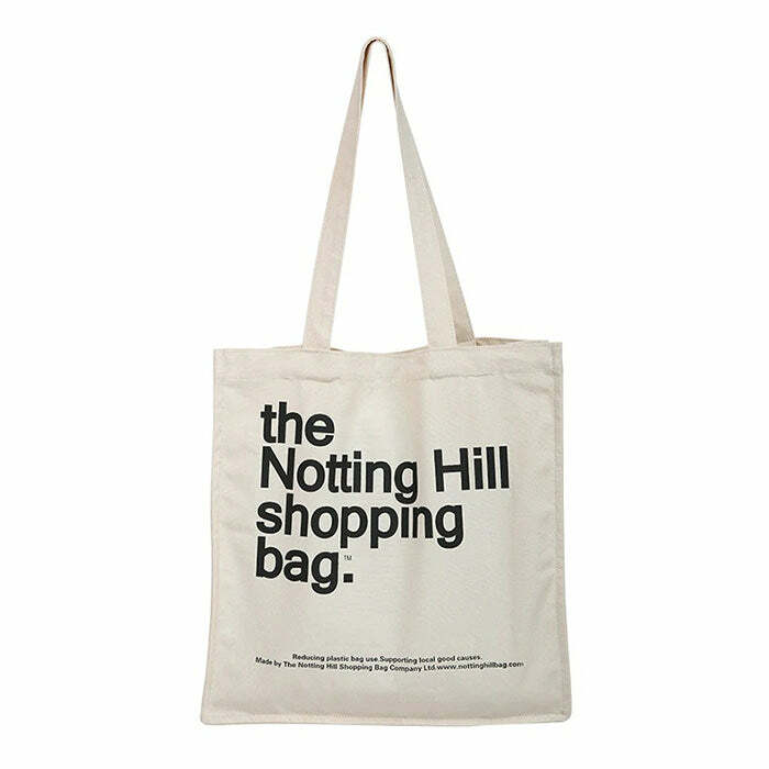 Y2K Fashion Notting Hill Shopping Bag: Trendy 2000s Style Essential