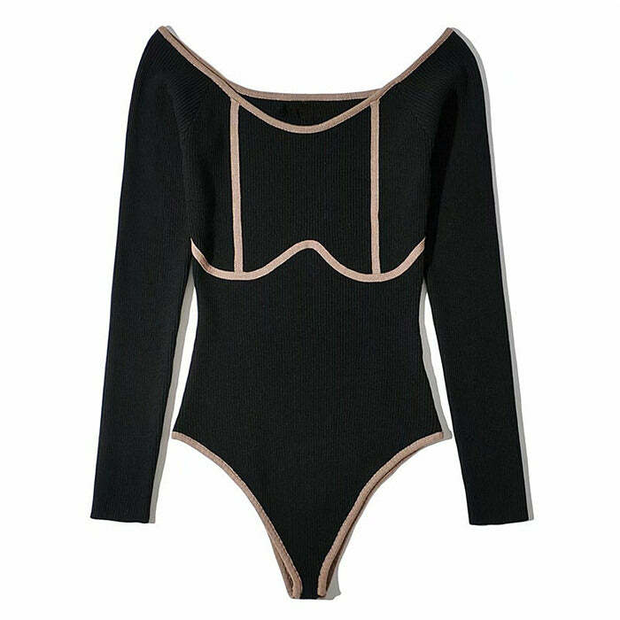 Y2K Fashion Outta Town Underbust Bodysuit - Trendy 2000s Style