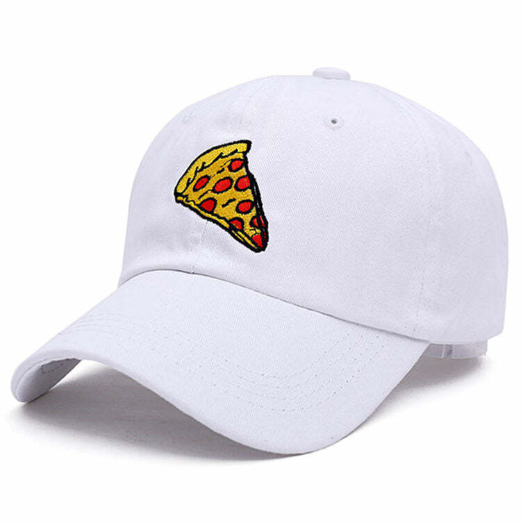 Y2K Fashion Pizza Slice Cap - Trendy 2000s Style Accessory