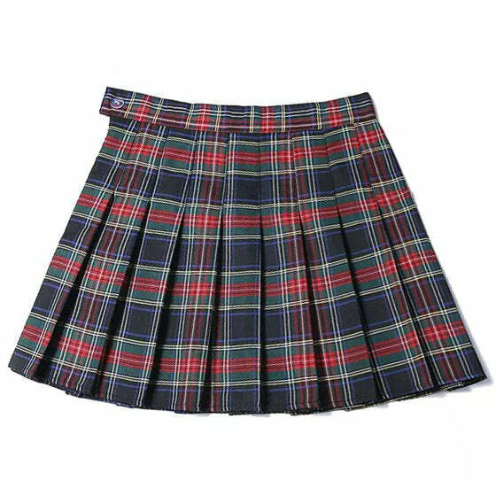 Y2K Fashion Plaid Skirt - Trendy 2000s Style for a Chic Look