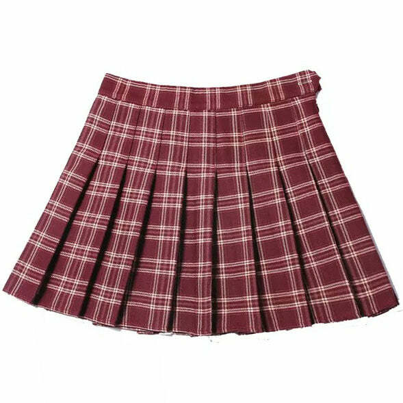 Y2K Fashion Plaid Skirt - Trendy 2000s Style for a Chic Look