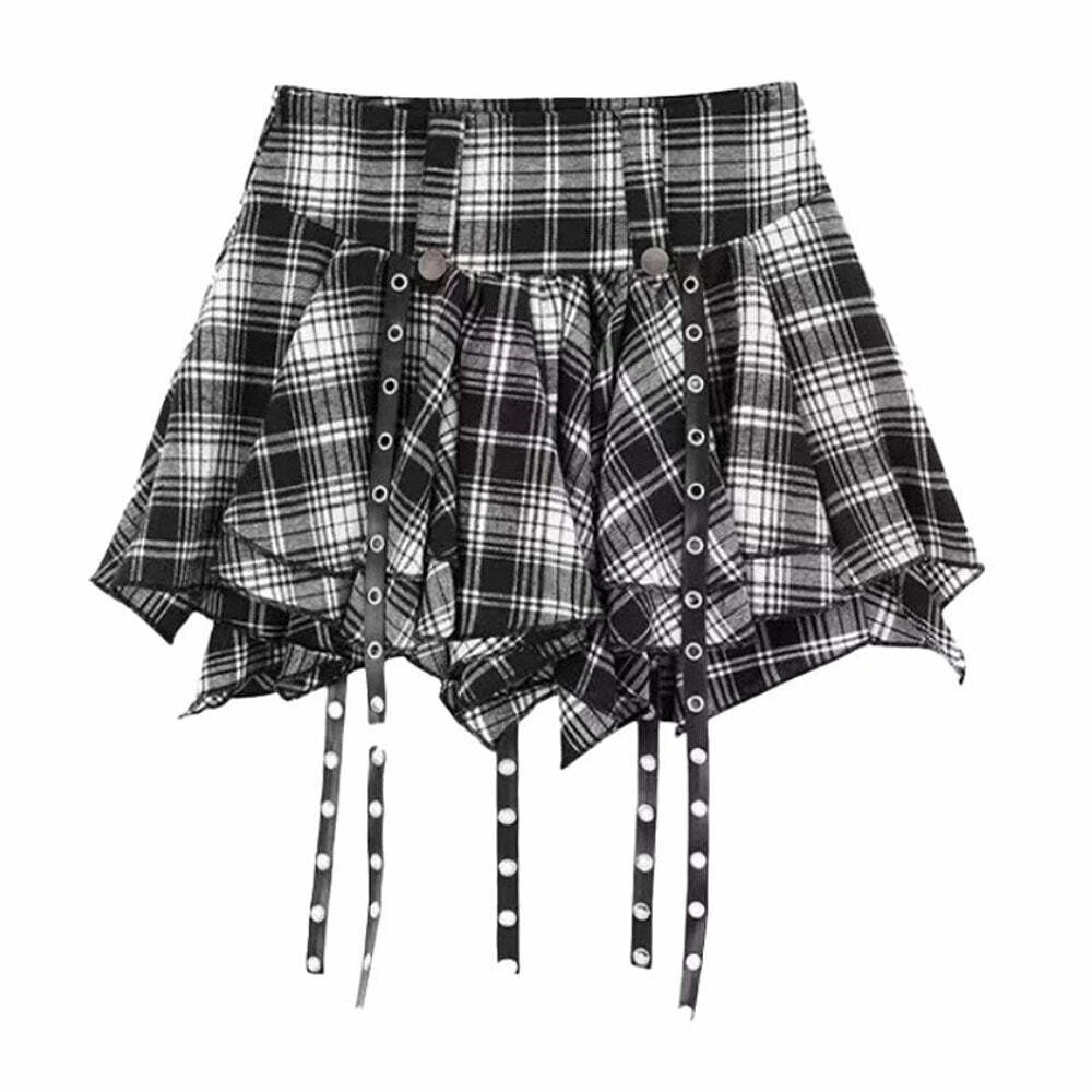 Y2K Fashion Plaid Skirt - Trendy 2000s Style for Effortless Outfits