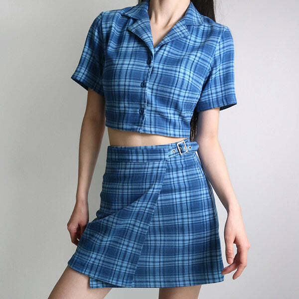 Y2K Fashion Plaid Skirt: Trendy 2000s Style for Effortless Outfits