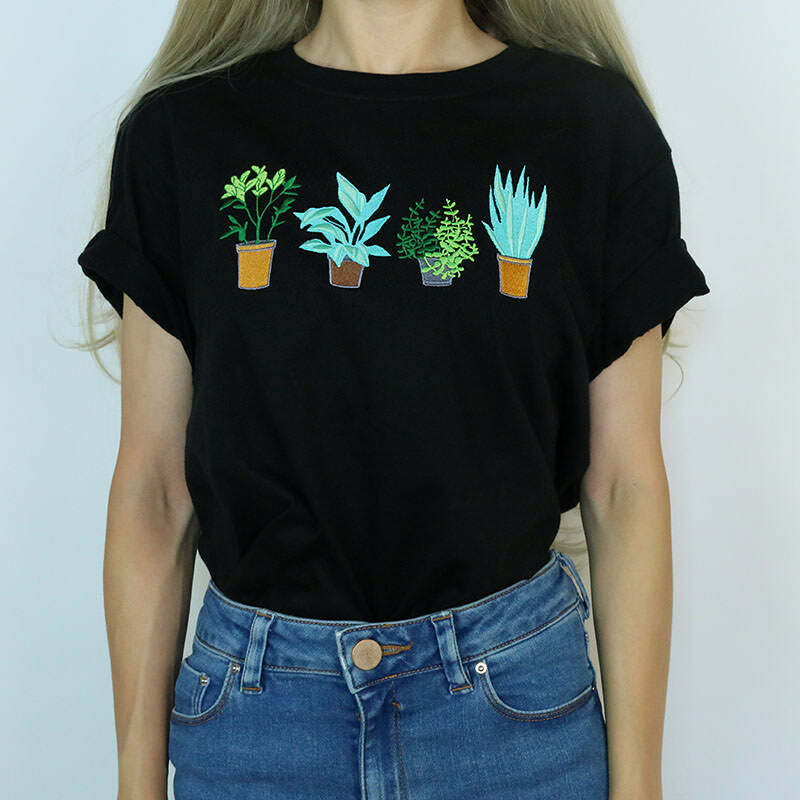 Y2K Fashion Plants Are Friends Tee - Trendy 2000s Style Top