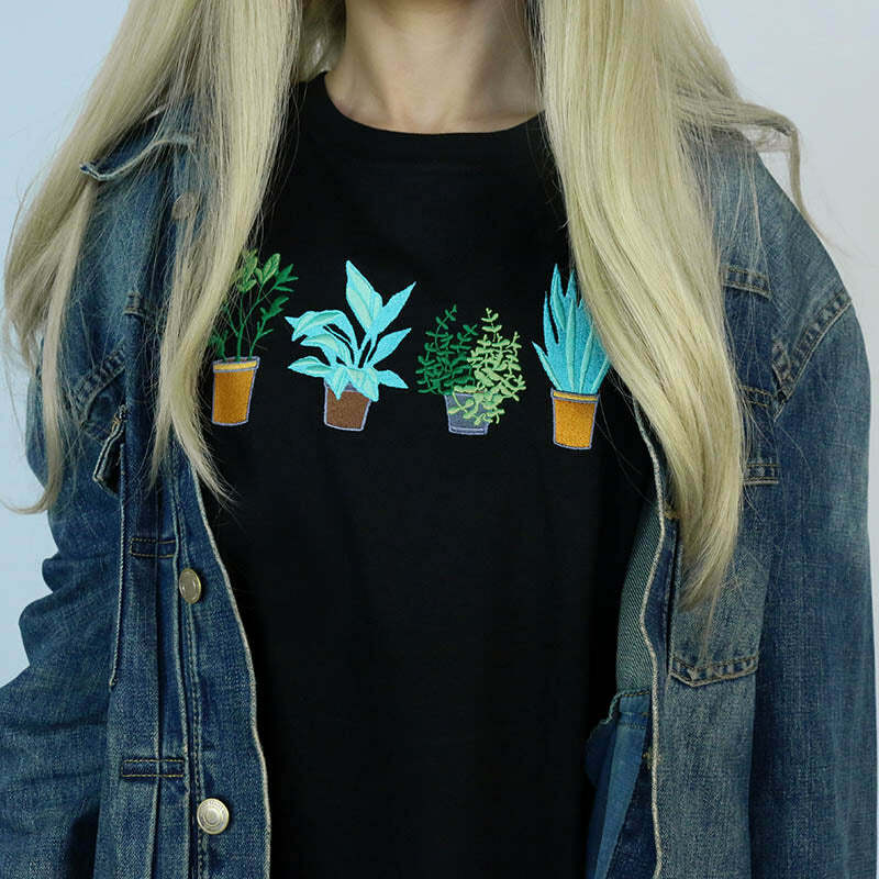 Y2K Fashion Plants Are Friends Tee - Trendy 2000s Style Top