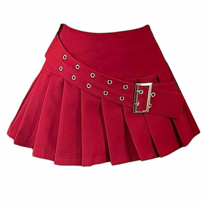 Y2K Fashion Pleated Skirt: Trendy 2000s Style for Effortless Outfits