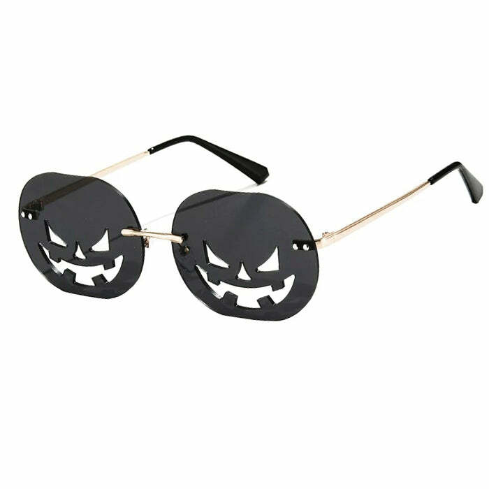 Y2K Fashion Pumpkin Sunglasses: Trendy 2000s Style Accessories