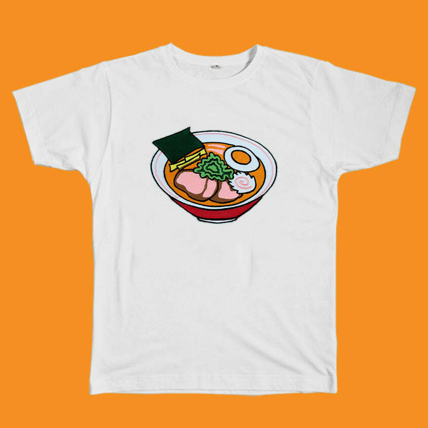 Y2K Fashion Ramen Tee: Trendy 2000s Style for Unique Outfits