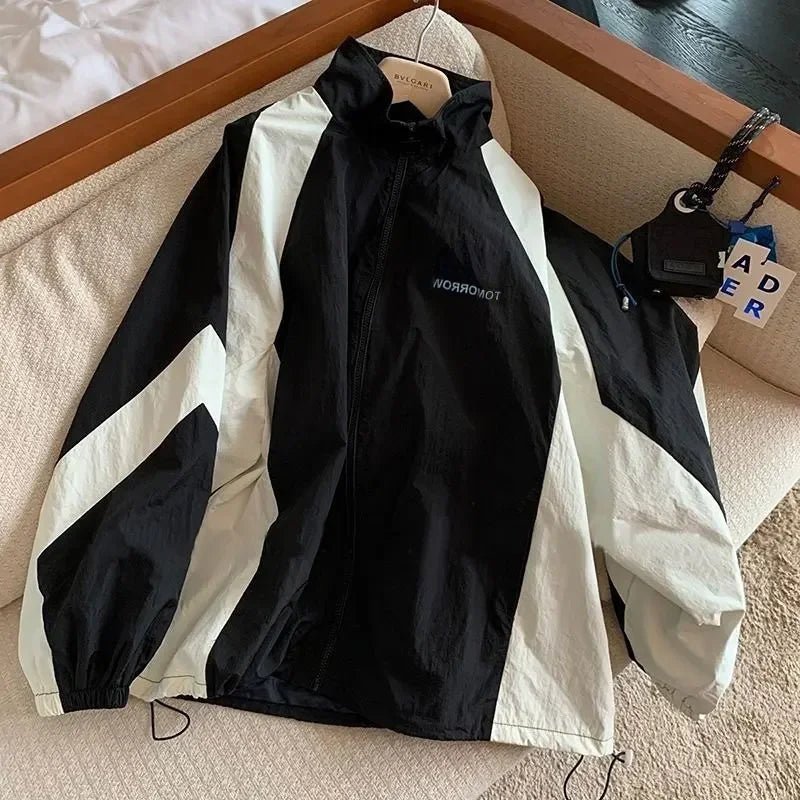 Y2K Fashion Retro Sport Track Jacket - 2000s Style Aesthetic Wear