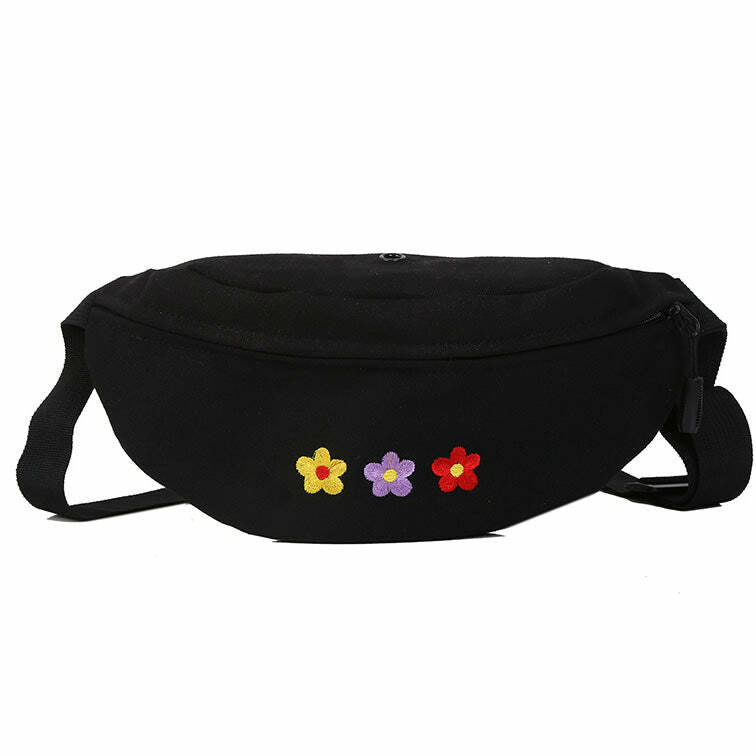 Y2K Fashion Secret Garden Fanny Pack - Trendy 2000s Style Accessory