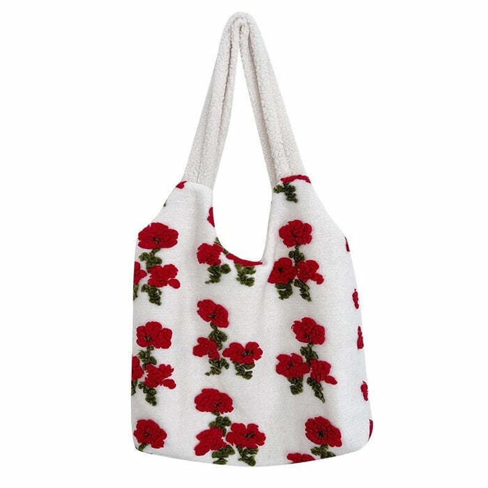 Y2K Fashion Secret Garden Tote Bag - Trendy 2000s Style Accessory