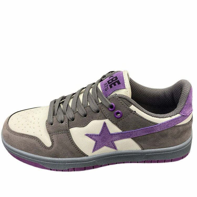 Y2K Fashion Shooting Star Aesthetic Sneakers for Trendy Outfits