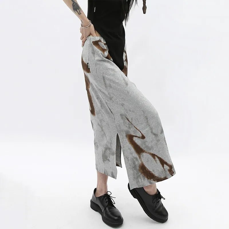 Y2K Fashion Storm Swirl Maxi Skirt - Trendy 2000s Style for Women