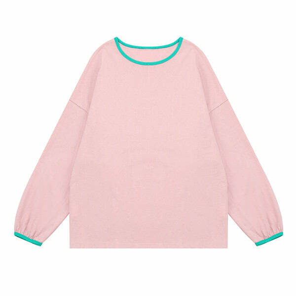 Y2K Fashion Sugar Feel Long Sleeve Tee - Trendy 2000s Style Top