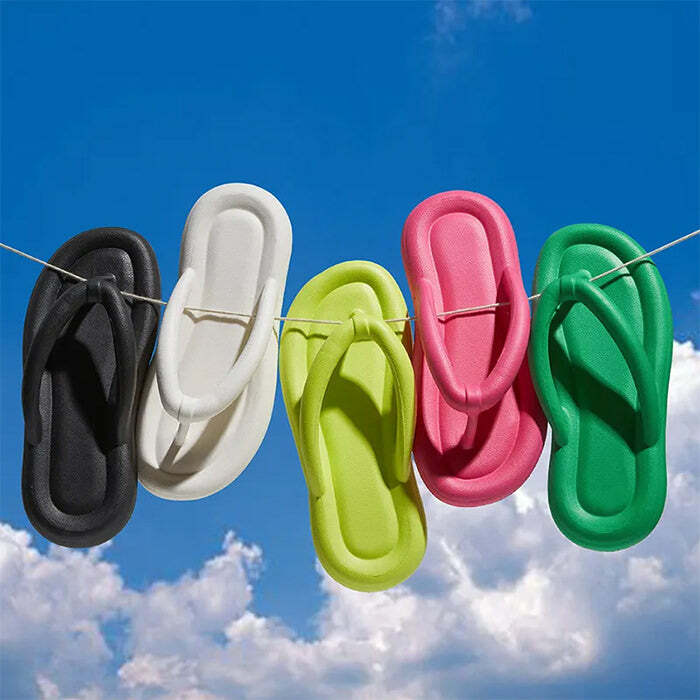 Y2K Fashion Summer Vibes Sandals - Trendy 2000s Style Footwear