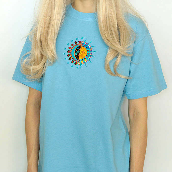 Y2K Fashion Sun & Moon T-Shirt - Trendy 2000s Style Graphic Tee