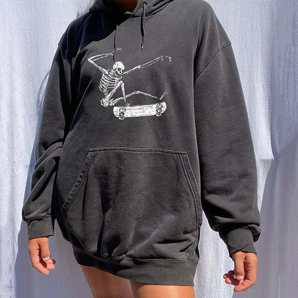 Y2K Fashion Varial Heelflip Hoodie - Trendy 2000s Style Essential