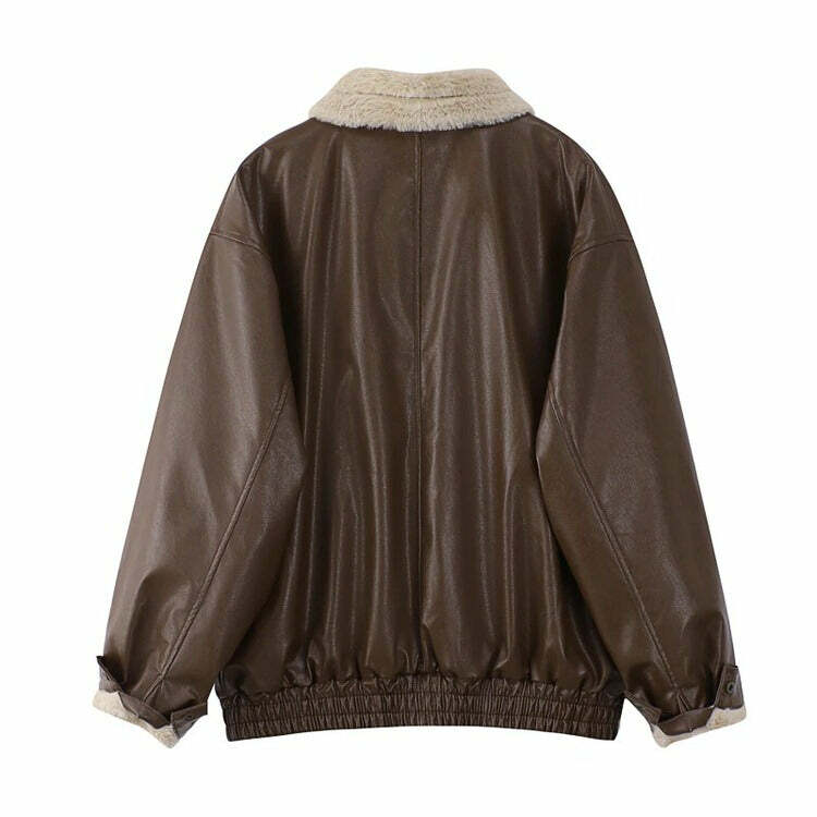 Y2K Fashion Vintage Loose Jacket - 2000s Style Aesthetic Outerwear