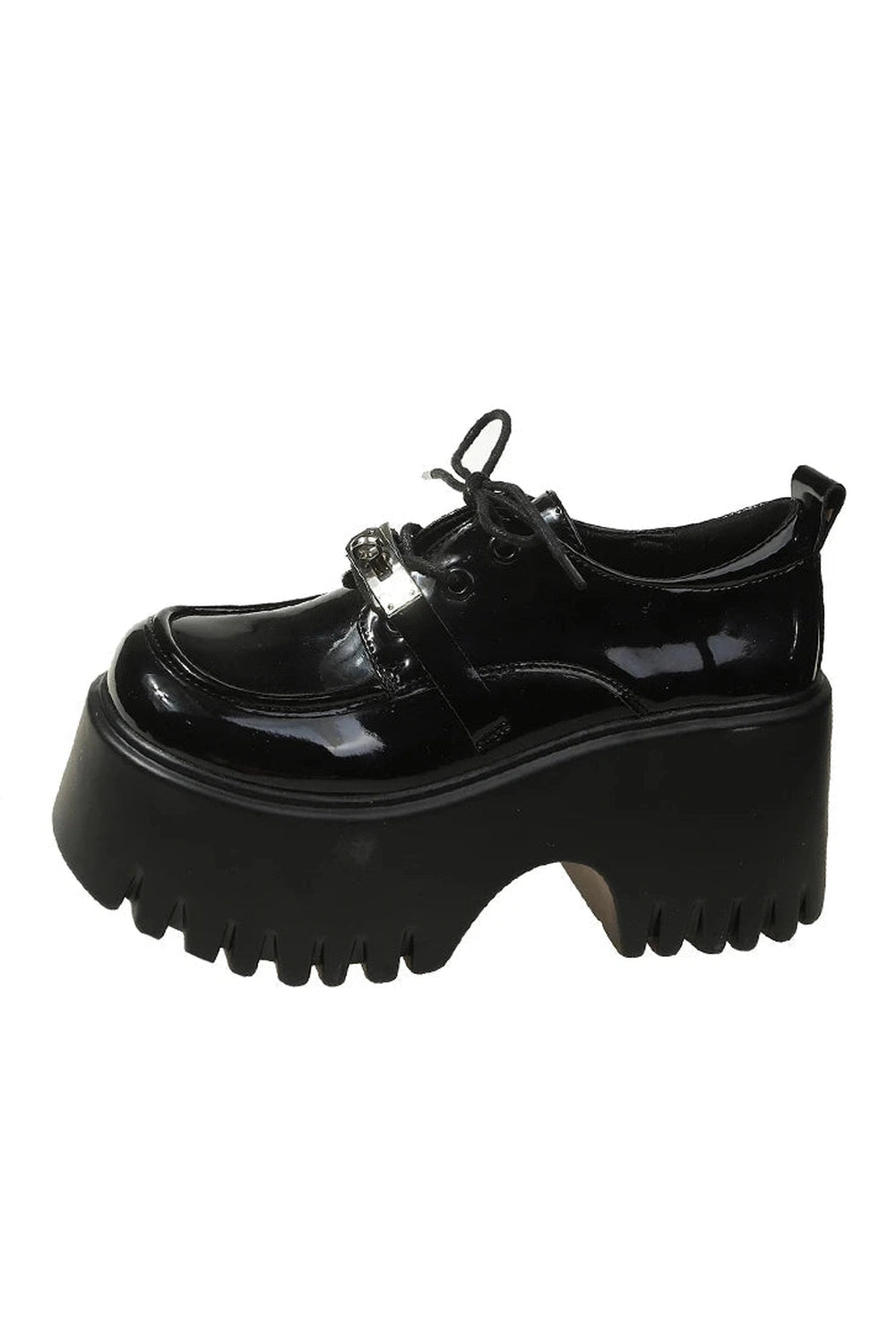 Y2K Fashion Void Walker Platform Loafers - 2000s Style Aesthetic Shoes