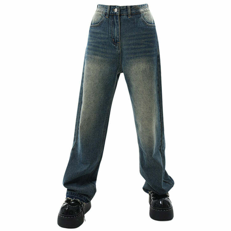 Y2K Fashion Wash Me Out Wide Leg Jeans - Trendy 2000s Style Denim