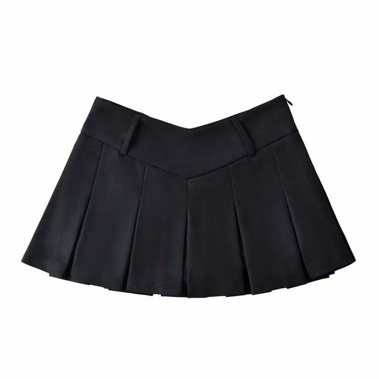 Y2K Pleated Micro Skirt - Trendy 2000s Fashion for Stylish Outfits