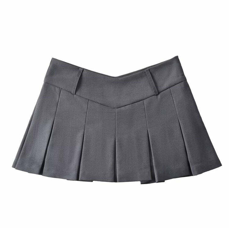 Y2K Pleated Micro Skirt - Trendy 2000s Fashion for Stylish Outfits