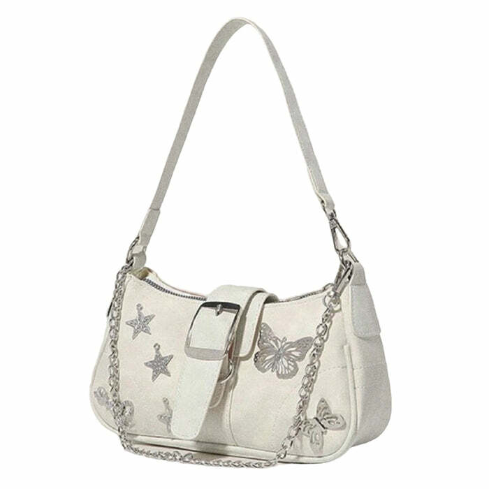 Y2K Star Butterfly Handbag - Trendy 2000s Fashion Accessory